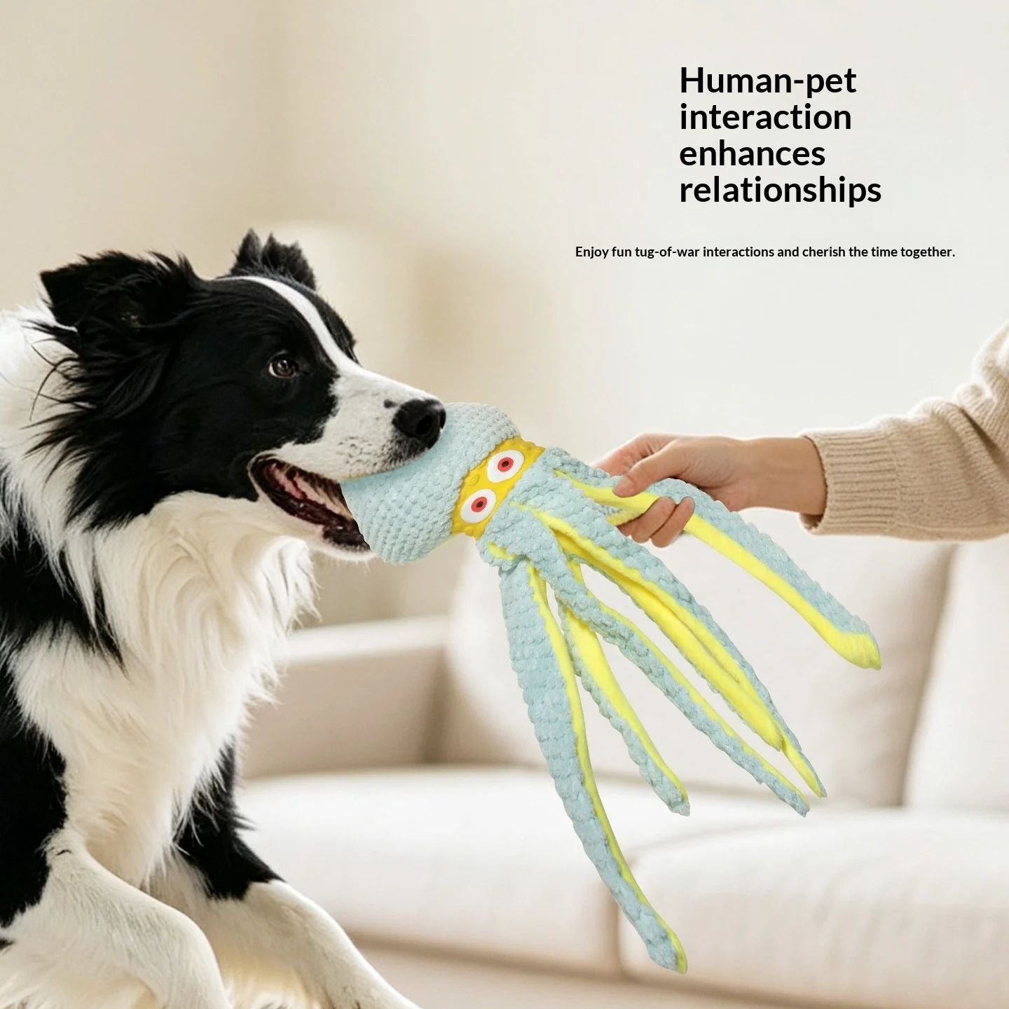 Latex Octopus Pet Plush Toy — image 6