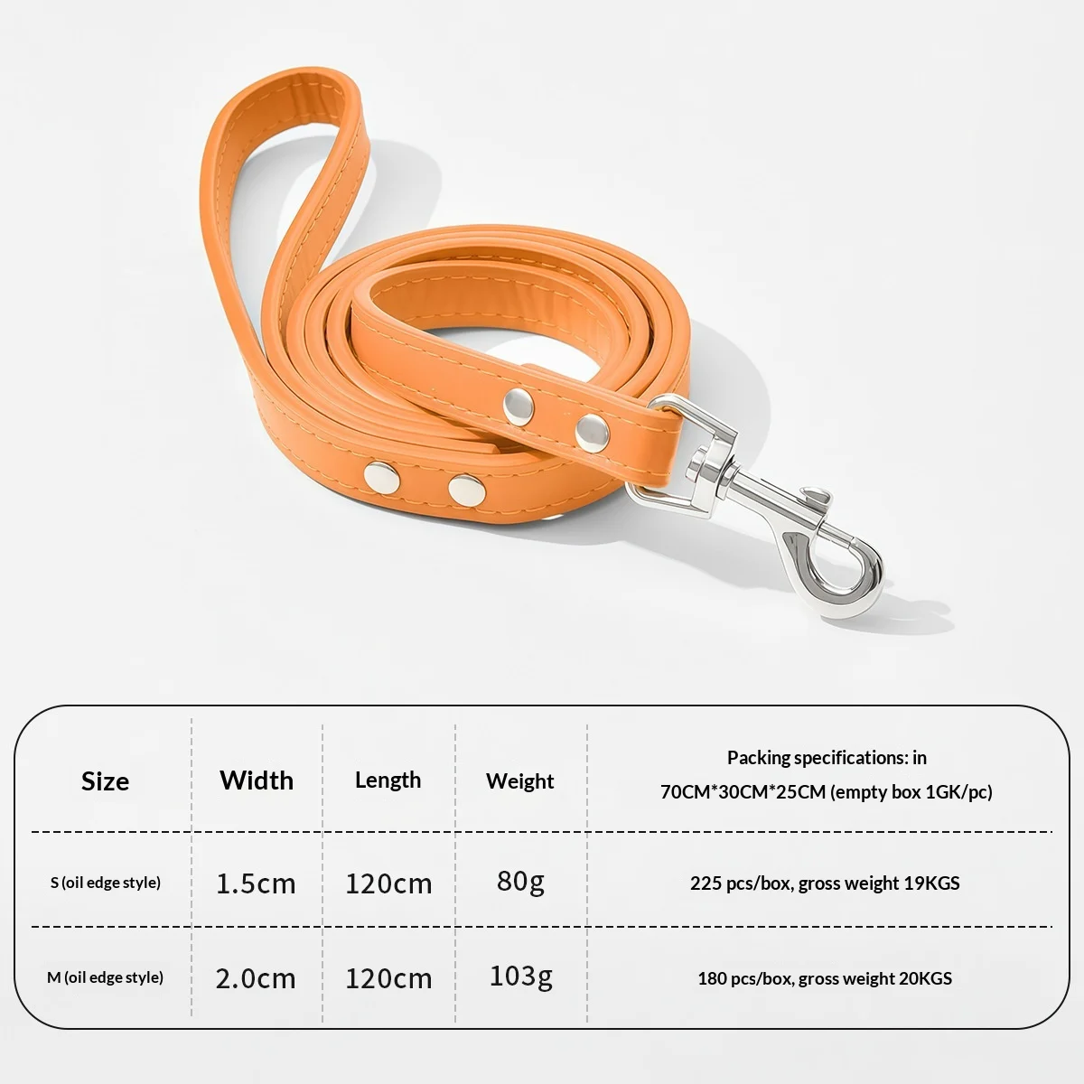 Leather Alloy Buckle Outdoor Pet Leash — image 7