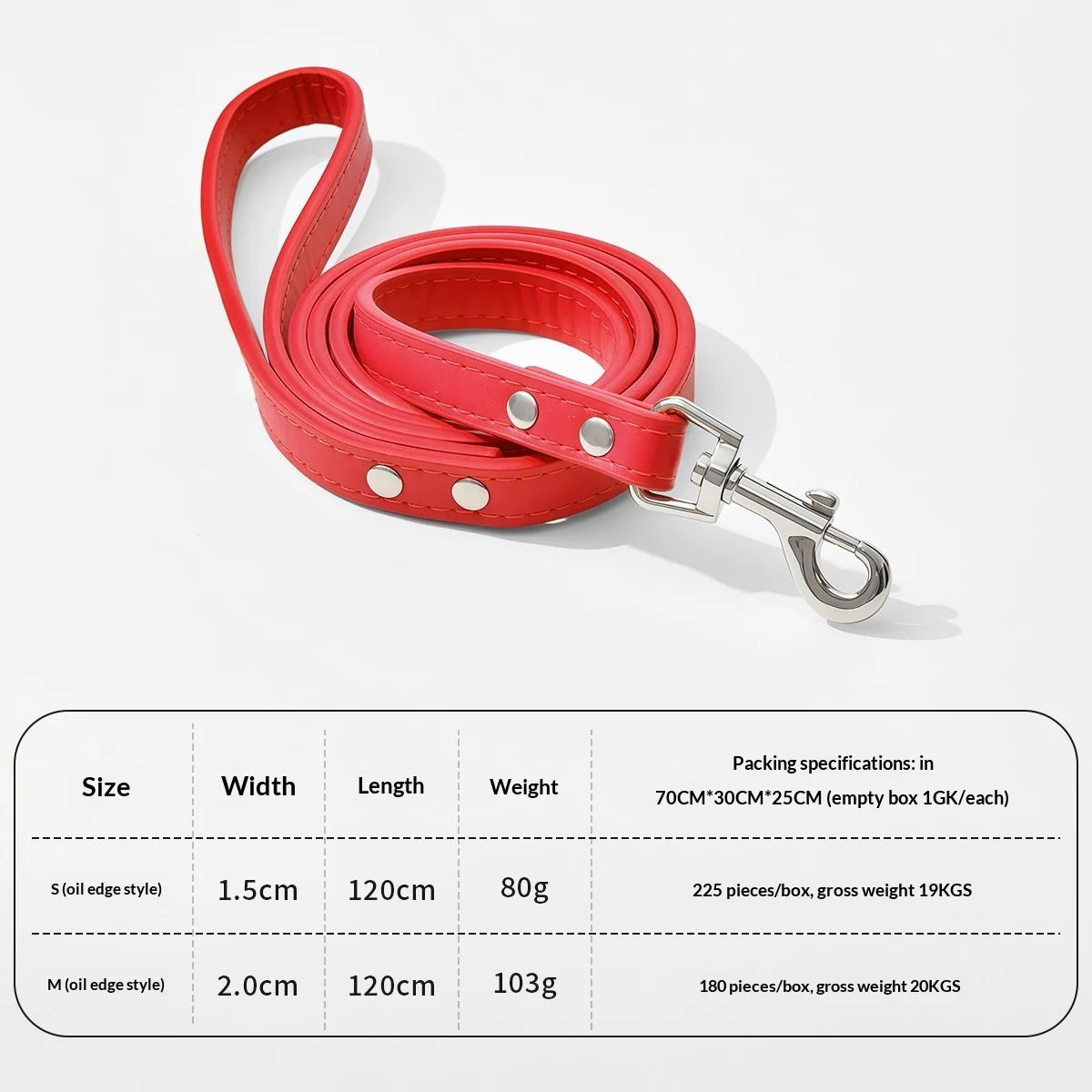 Leather Alloy Buckle Outdoor Pet Leash — image 8