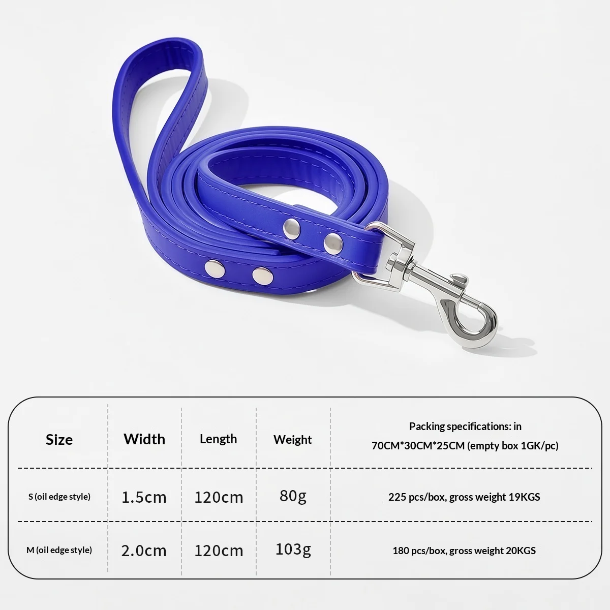 Leather Alloy Buckle Outdoor Pet Leash — image 6