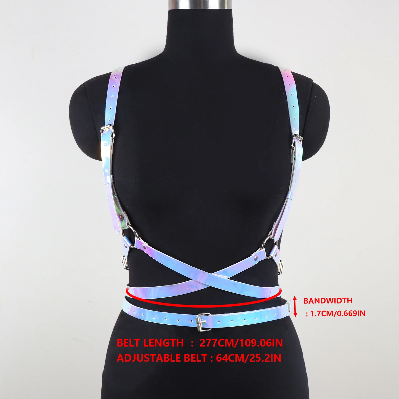 Leather Angel Wings Multi-layer Chain Belt — image 7