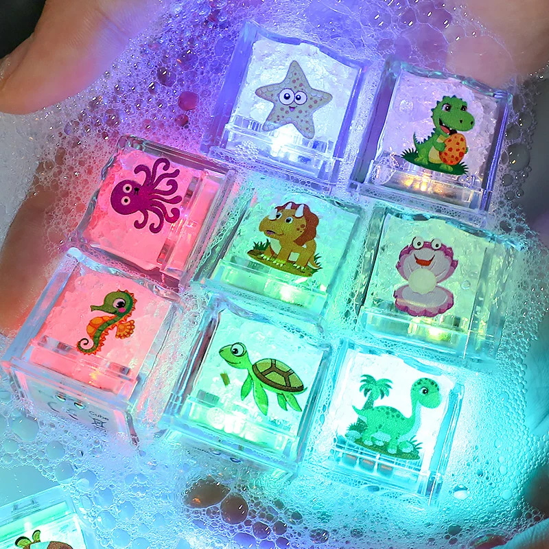 LED Colorful Sensing Flashing Ice Cube Light — image 4