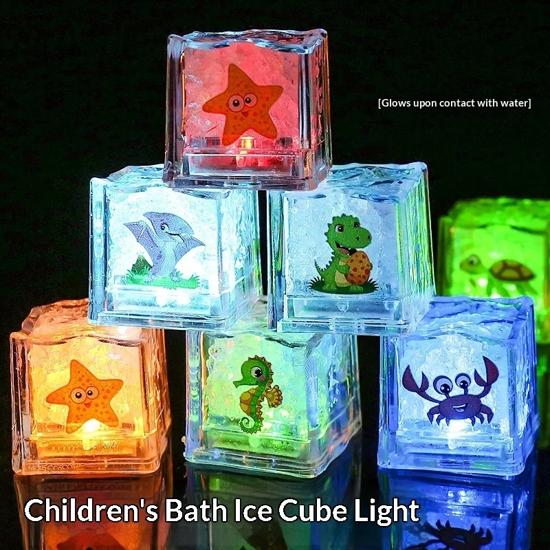 LED Colorful Sensing Flashing Ice Cube Light — image 6