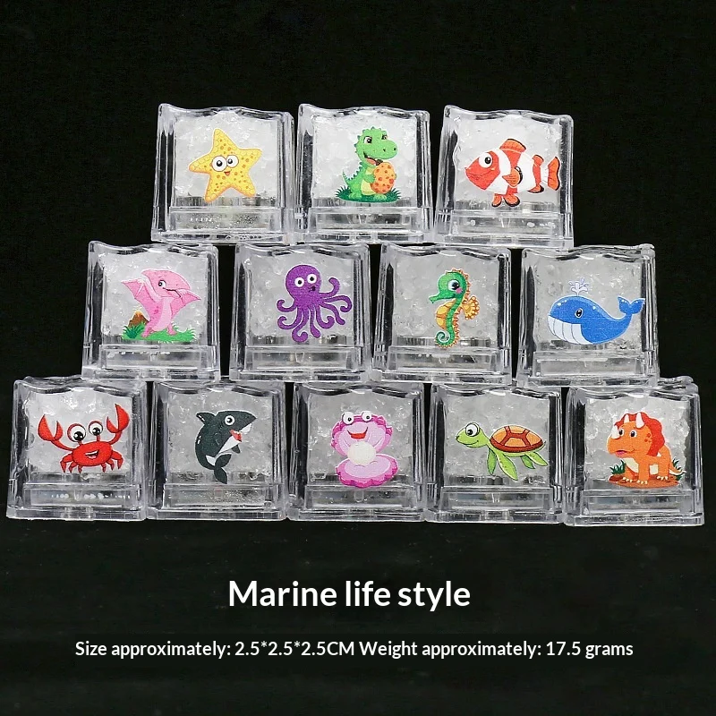 LED Colorful Sensing Flashing Ice Cube Light — image 3