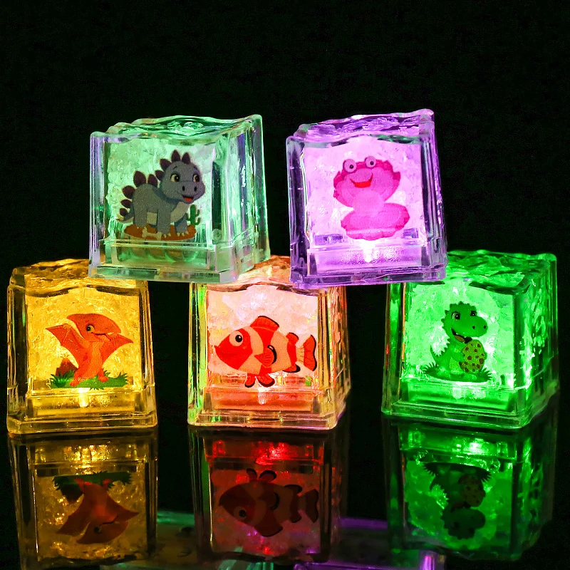 LED Colorful Sensing Flashing Ice Cube Light — image 5