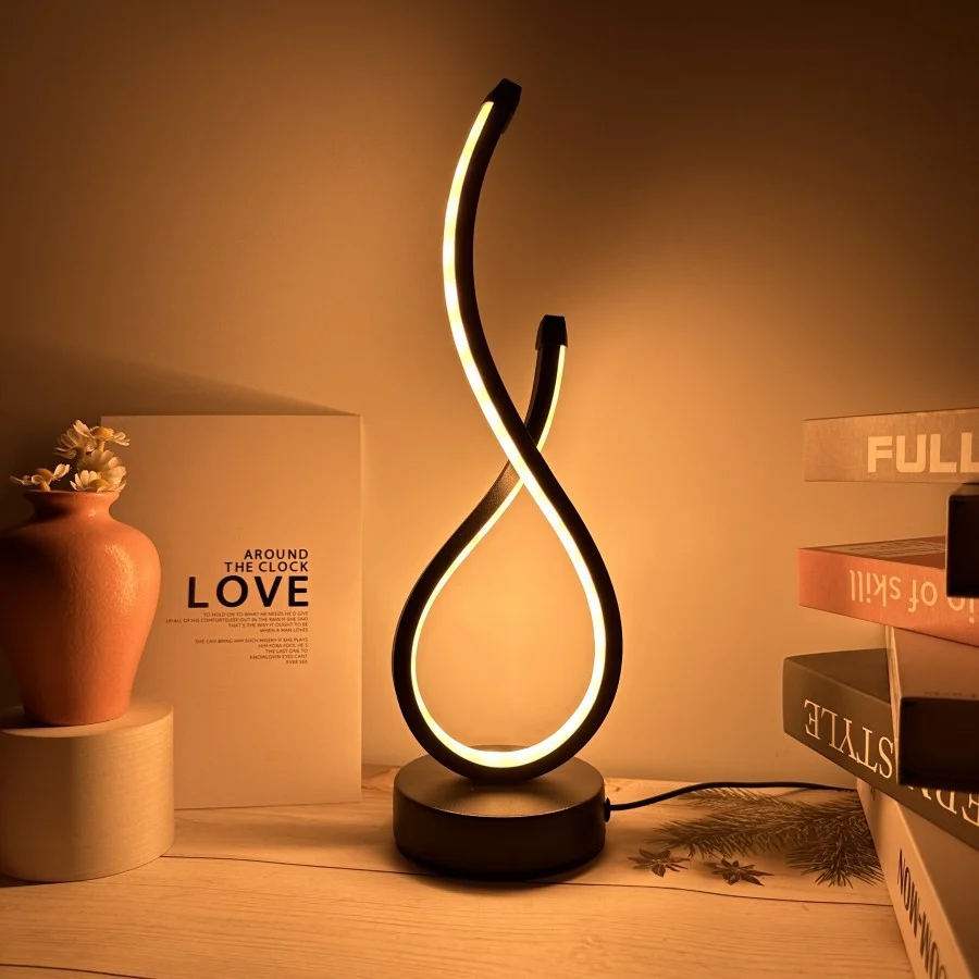 LED Dimmable Desk Lamp For The Bedroom Bedside — image 3