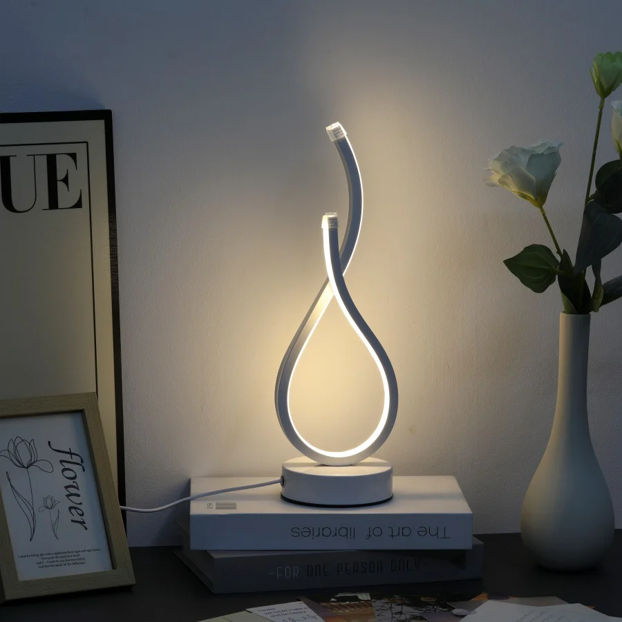 LED Dimmable Desk Lamp For The Bedroom Bedside — image 4