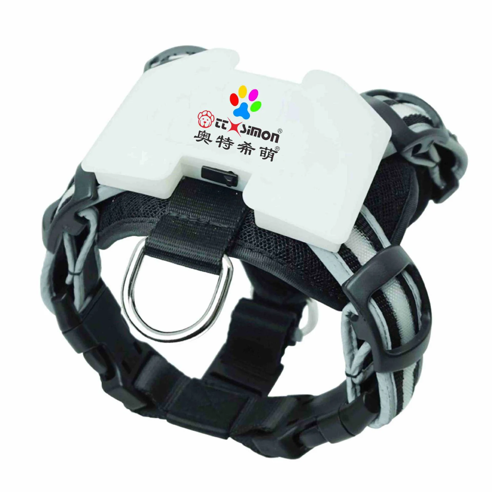 LED Luminous Anti-lost Anti-car Accident Warning Flashing Dog Harness — image 4