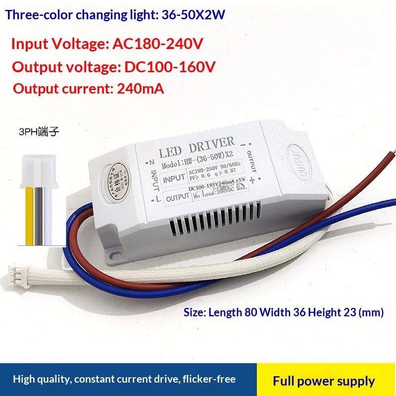 LED Segmented Tri-color Dimmable Crystal Lamp, Constant Current Transformer Lamp… — variant image