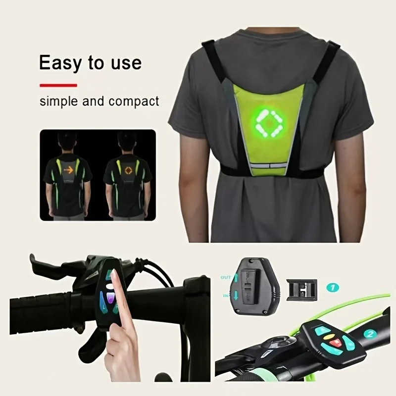 LED Sports Vests For Outdoor Running And Cycling,featuring Active Lllumination… — image 4
