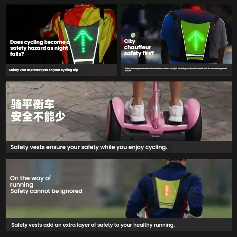 LED Sports Vests For Outdoor Running And Cycling,featuring Active Lllumination… — image 2