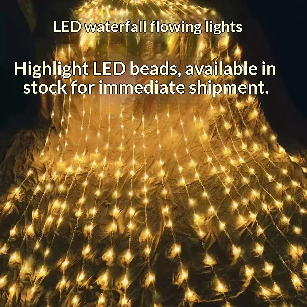 LED String Lights, Background Festive Decoration Lights — image 6