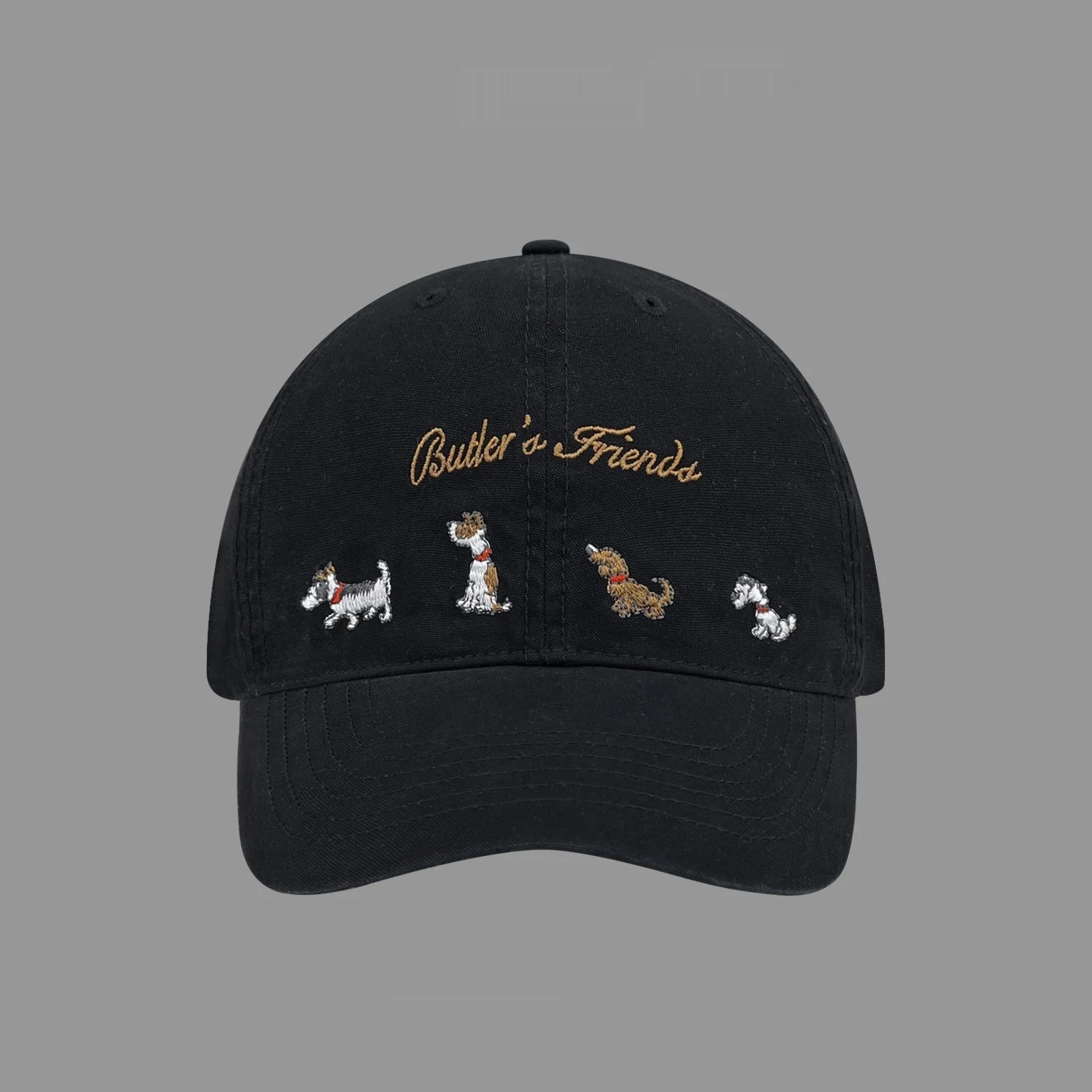 Letter Embroidered Peaked Cap Female — image 4