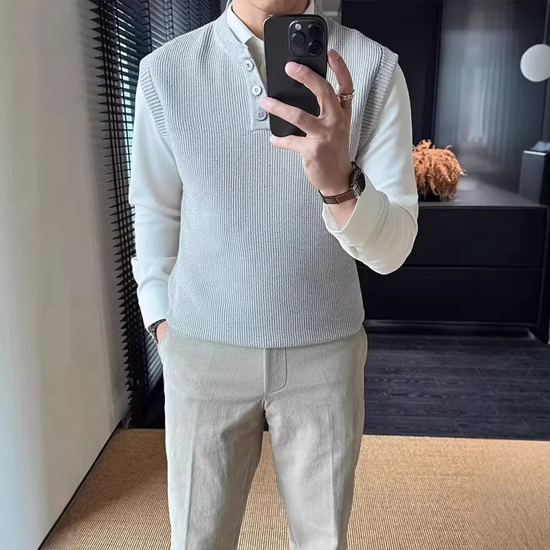Light-luxury Business-casual Knit Vest — image 2