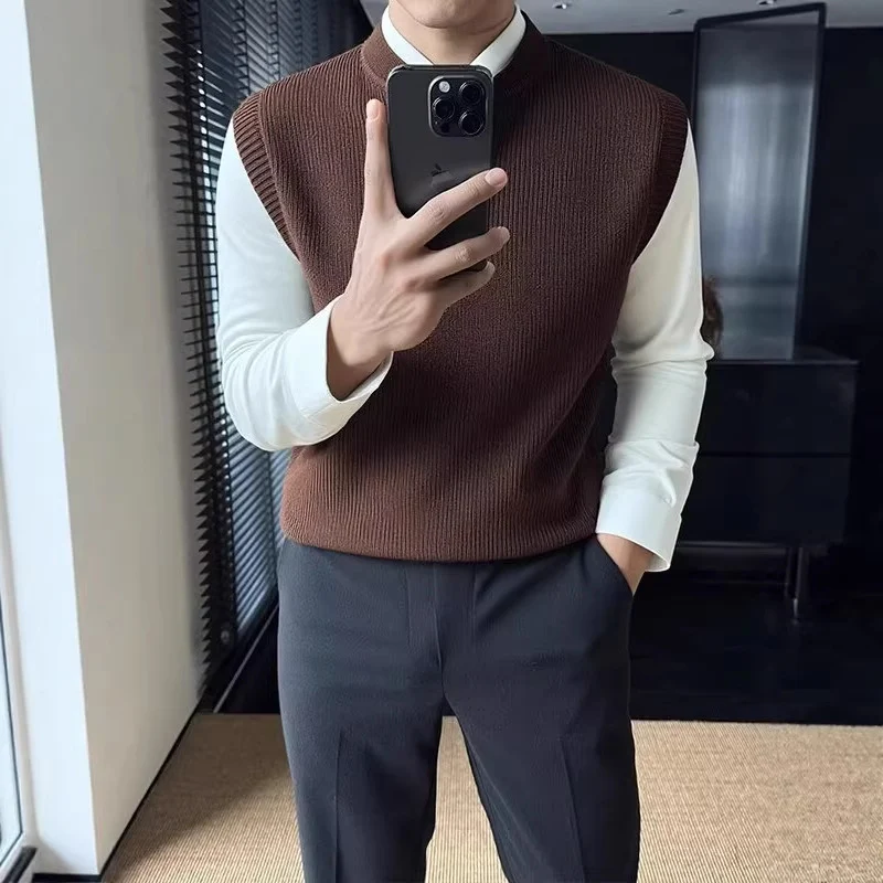 Light-luxury Business-casual Knit Vest — image 6