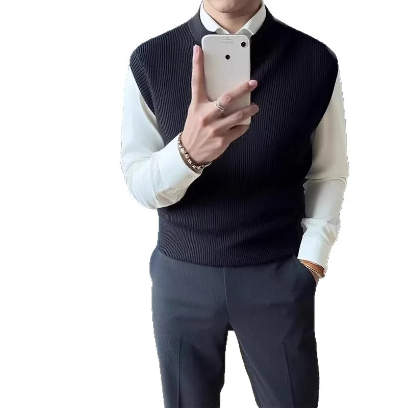 Light-luxury Business-casual Knit Vest — image 5