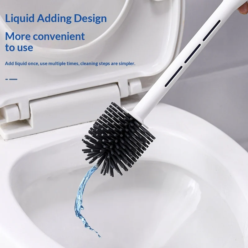 Light-luxury Spray Liquid Toilet Brush For Home Use — image 3