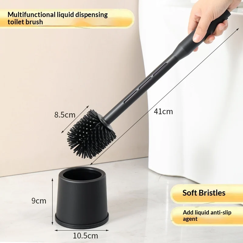Light-luxury Spray Liquid Toilet Brush For Home Use — image 6