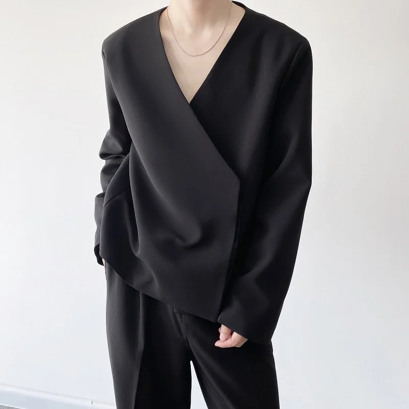 Light-mature Style Outfit Short Collarless Suit — image 4