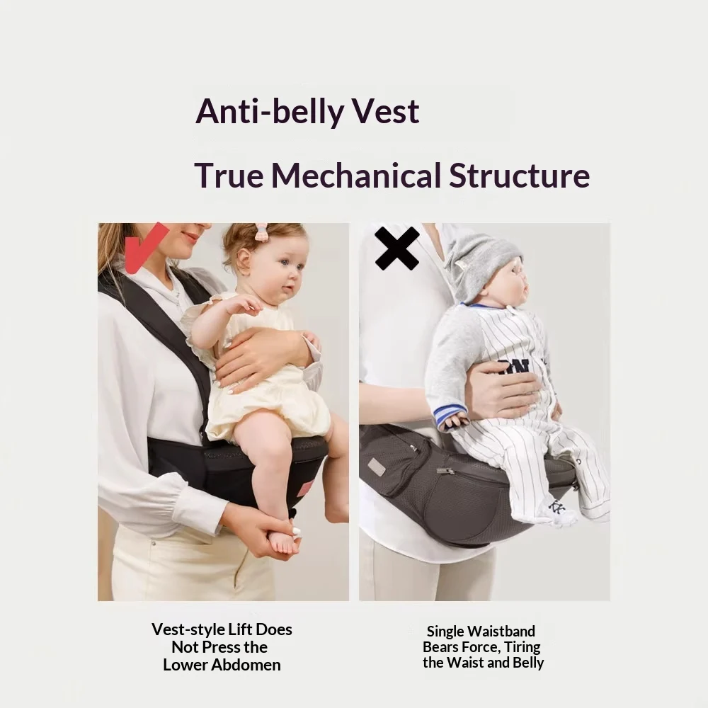 Lightweight Baby Carrier And Waist Stool — image 6