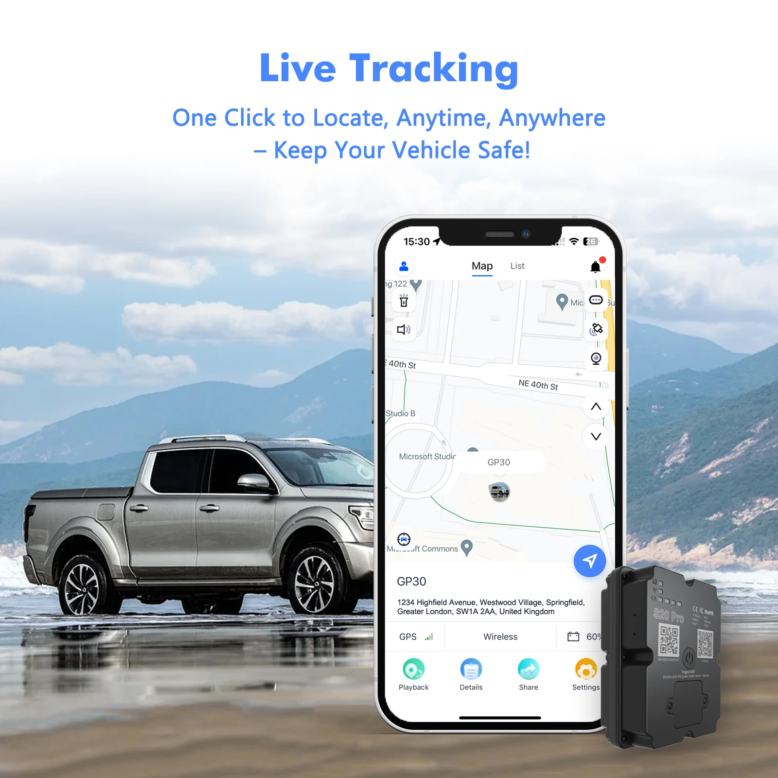 Long Battery 4G GPS Vehicle Tracker - Up To 30 Days Standby, Real-time Tracking,… — image 7