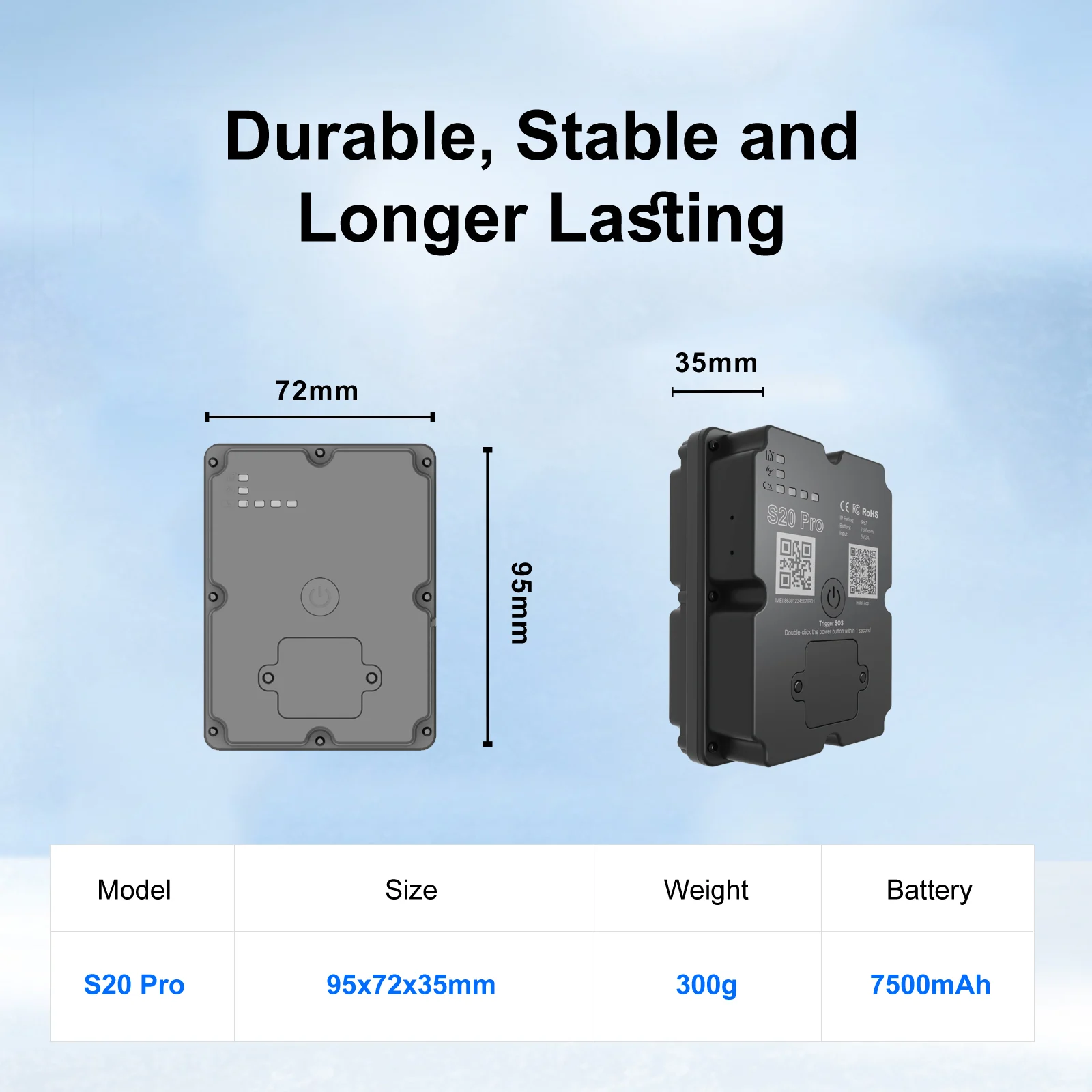 Long Battery 4G GPS Vehicle Tracker - Up To 30 Days Standby, Real-time Tracking,… — image 4