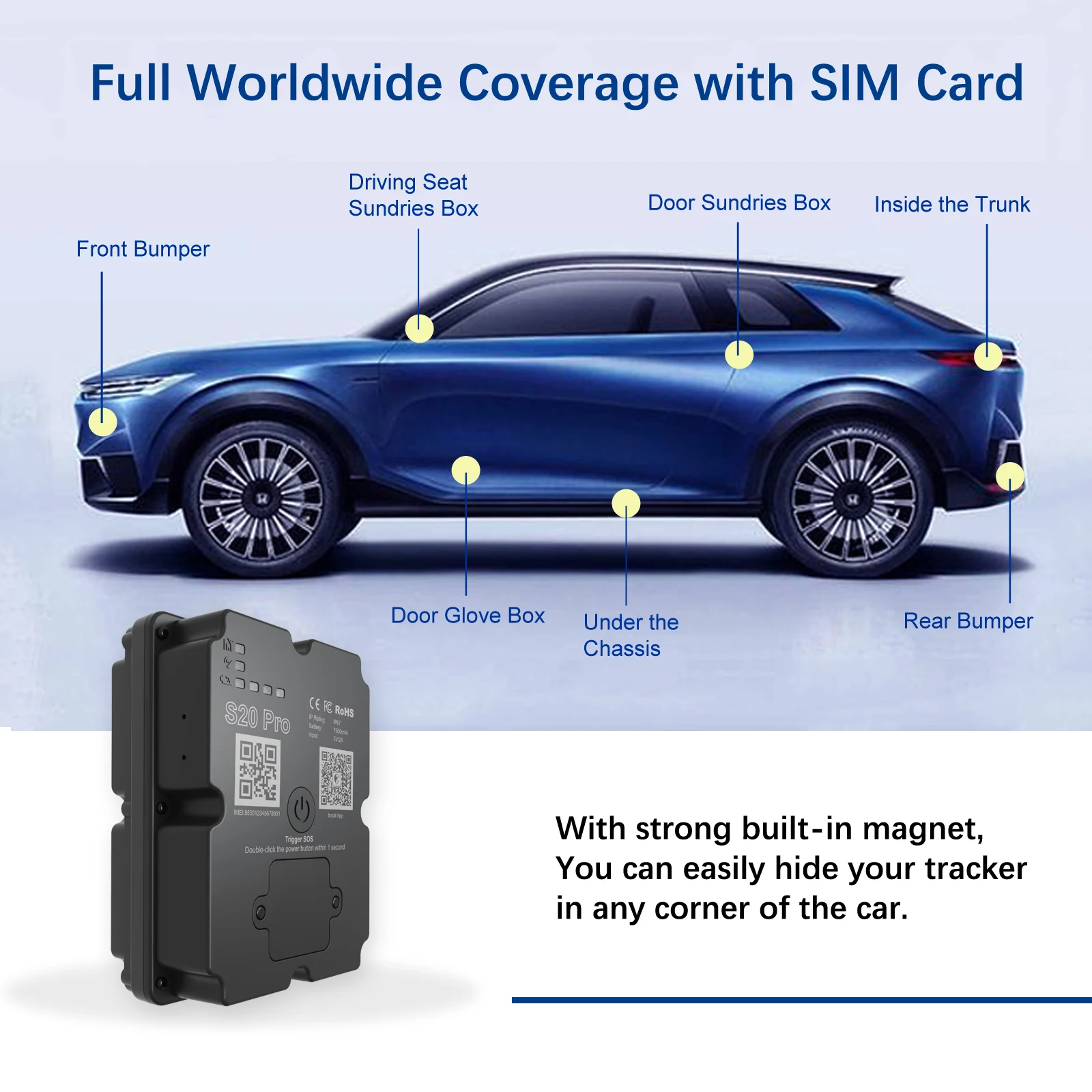 Long Battery 4G GPS Vehicle Tracker - Up To 30 Days Standby, Real-time Tracking,… — image 5