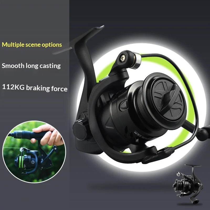 Long Cast High Speed All Metal Black Warrior Micro Baitcasting Reel — image 5
