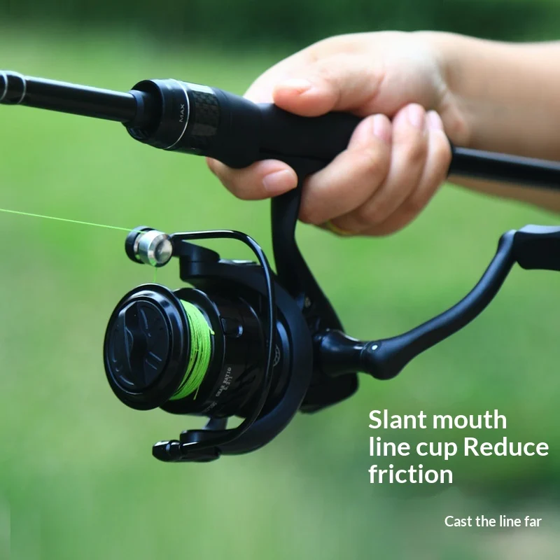 Long Cast High Speed All Metal Black Warrior Micro Baitcasting Reel — image 6