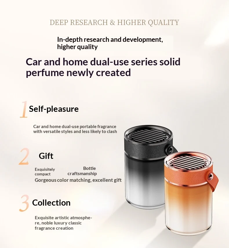 Long-lasting Mild Fragrance To Eliminate Odors - Solid Cream For Use In Cars — image 6
