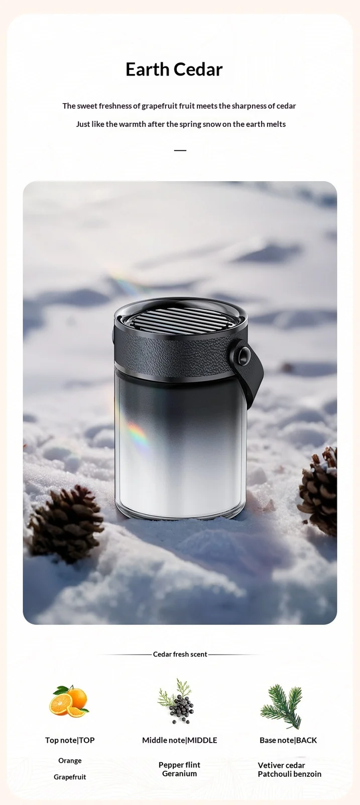 Long-lasting Mild Fragrance To Eliminate Odors - Solid Cream For Use In Cars — image 4