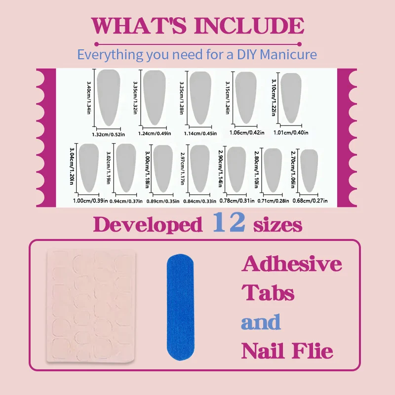 Long-stiletto Wearable Nail Gel Patch For Manicure — image 5
