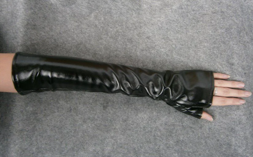 Long-style Wedding Leather Gloves For Men And Women — image 6