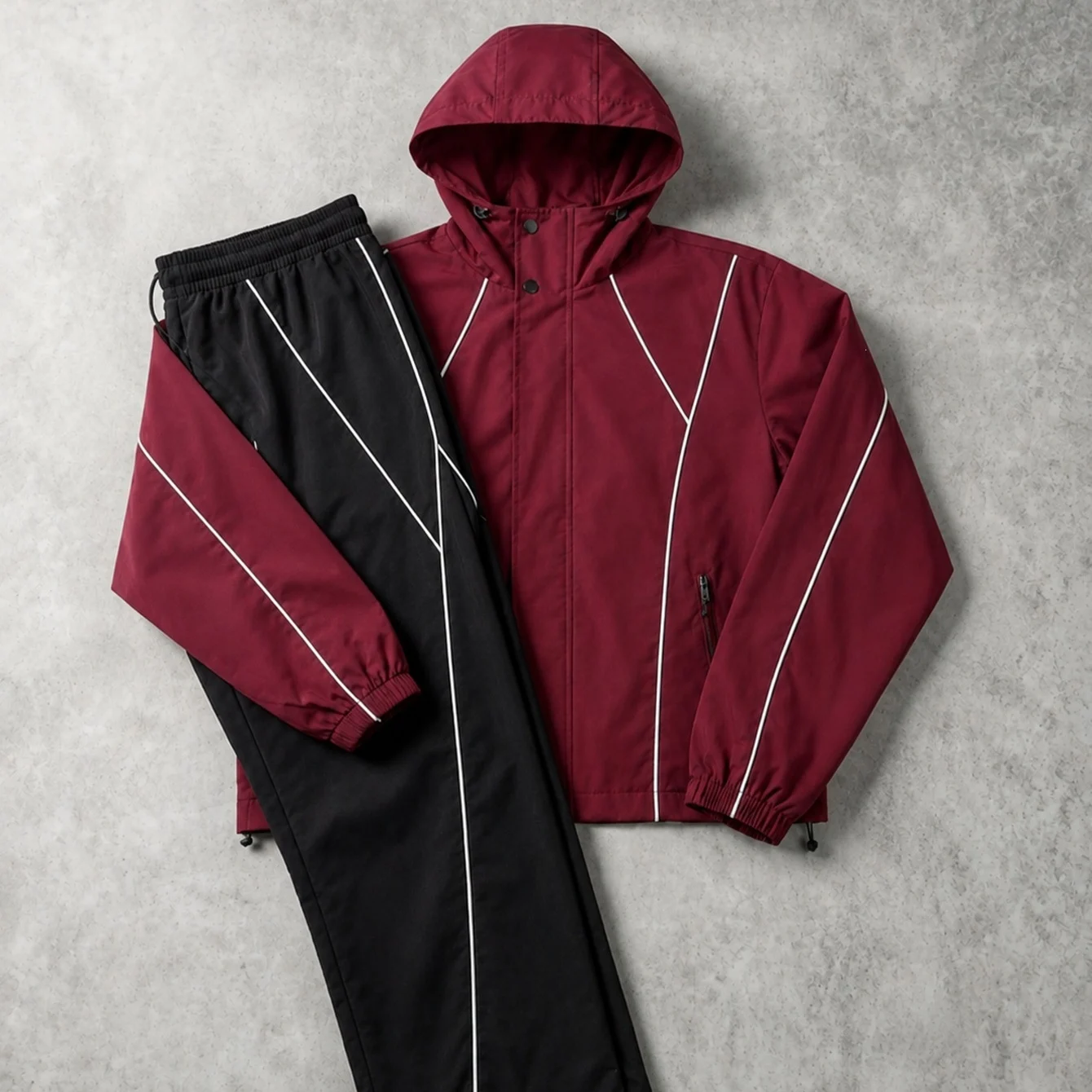 Loose-fitting Windproof Top And Wide-leg Pants Set — image 8