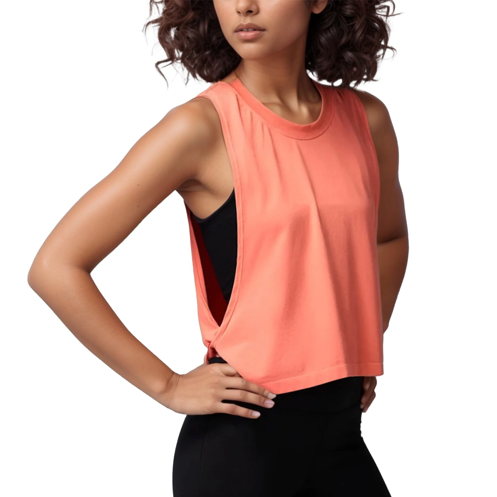 Loose Sleeveless Blouse Sports Vest Women's Summer Lightweight Breathable Running Yoga… — image 9
