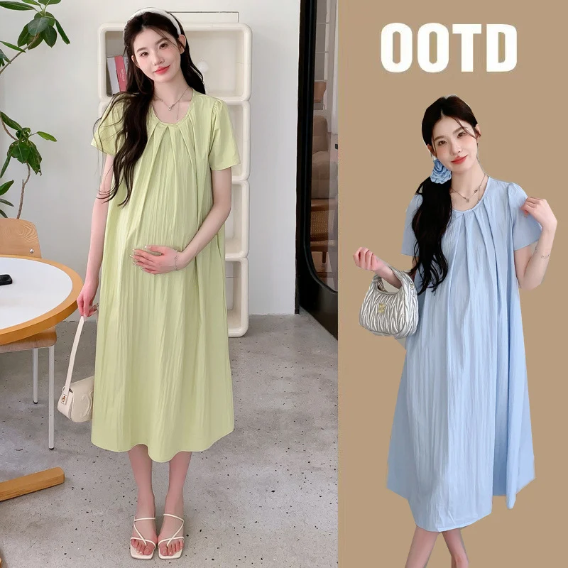 Loose Summer Wind New Pregnant Women Dress — image 3