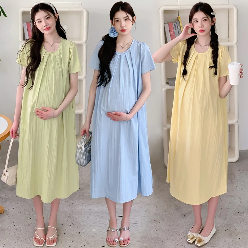 Loose Summer Wind New Pregnant Women Dress — image 5