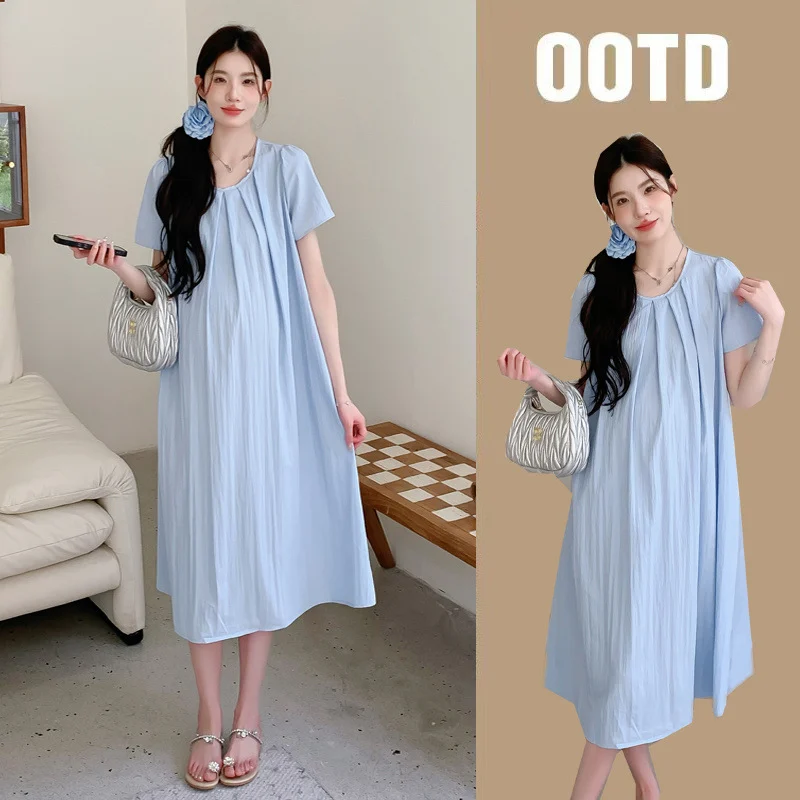 Loose Summer Wind New Pregnant Women Dress — image 6