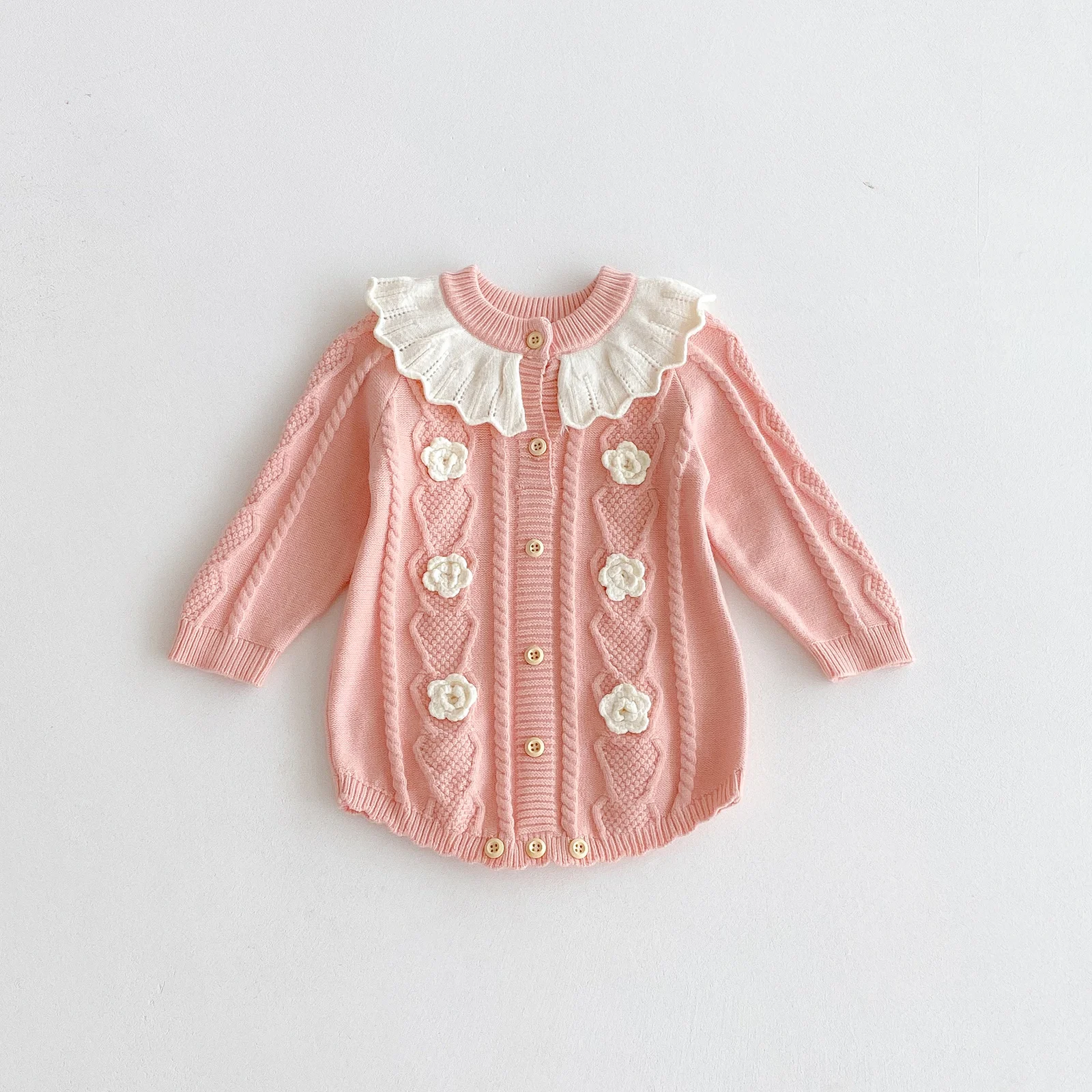 Lotus-leaf-neck Knitted Jumpsuit — image 6