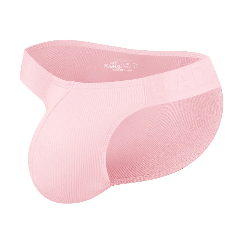 Low-rise High-cut Bulge-enhancing Solid-color Sports Briefs — image 11