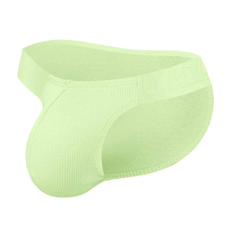 Low-rise High-cut Bulge-enhancing Solid-color Sports Briefs — image 8