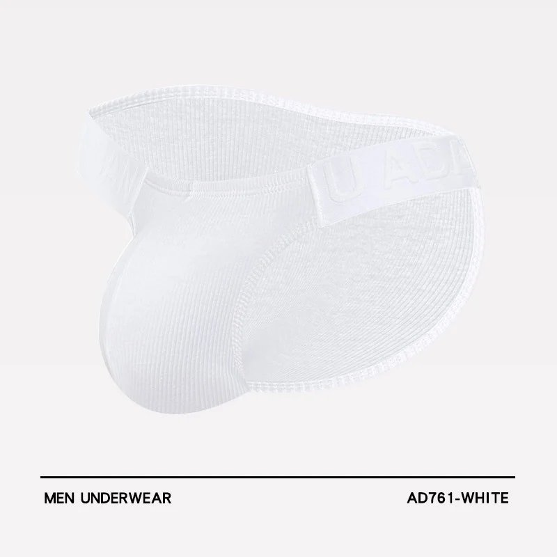 Low-rise High-cut Bulge-enhancing Solid-color Sports Briefs — image 4