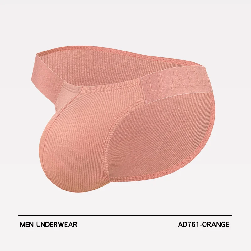 Low-rise High-cut Bulge-enhancing Solid-color Sports Briefs — image 7