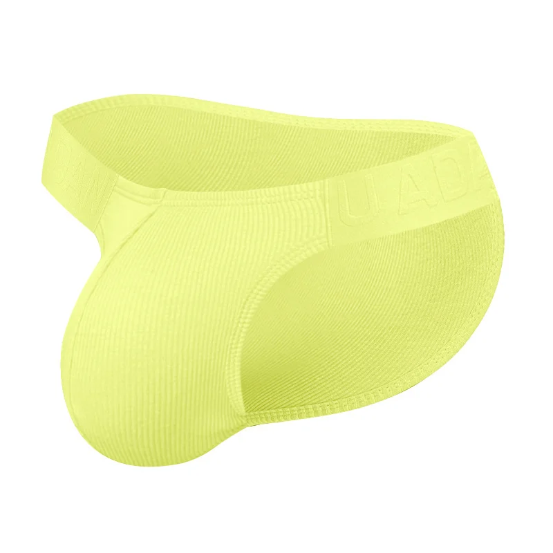 Low-rise High-cut Bulge-enhancing Solid-color Sports Briefs — image 5