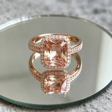 Luxury Inlaid Dazzling Ring — image 5