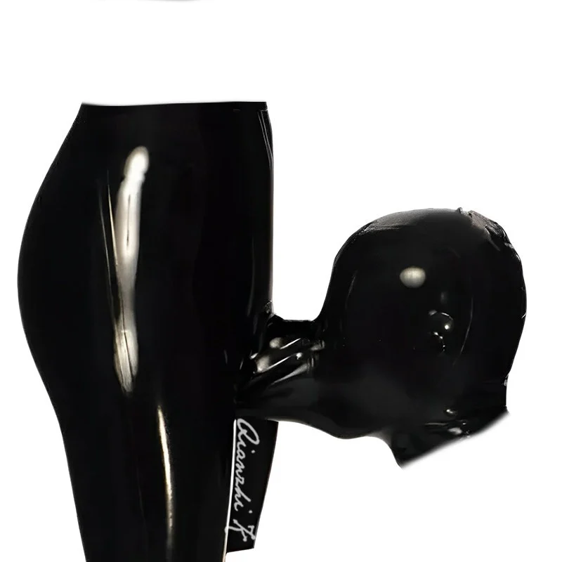 Lycra Flat-front Pants In Natural Skin Tone For Men — image 1
