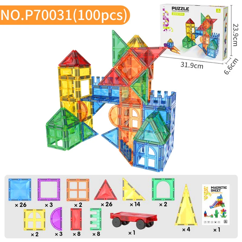 Magnetic Block Puzzle Assembly Toy For Children — image 5