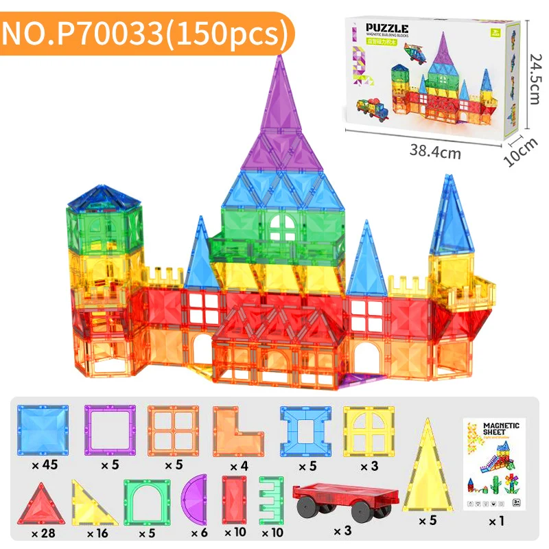 Magnetic Block Puzzle Assembly Toy For Children — image 6