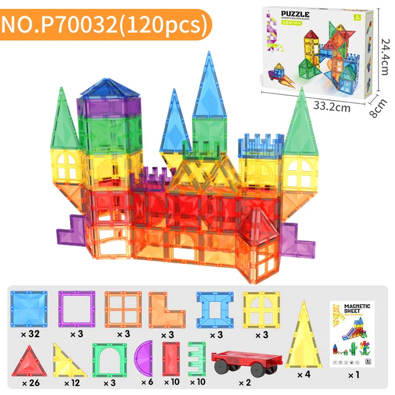 Magnetic Block Puzzle Assembly Toy For Children — image 11