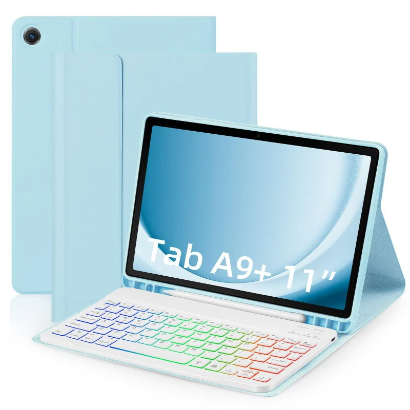 Magnetic Bluetooth Keyboard Case For Samsung Galaxy Tab A9 Plus - Detachable Backlit… — image 1